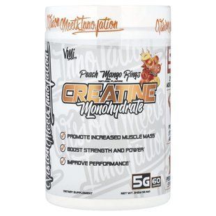 VMI Sports, Creatine Monohydrate, Peach Mango Rings, 12.1 oz (342 g) купить в Киеве и Украине