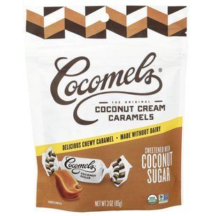 Organic coconut milk caramel, coconut sugar, Cocomels, 3 ounces (85 g)