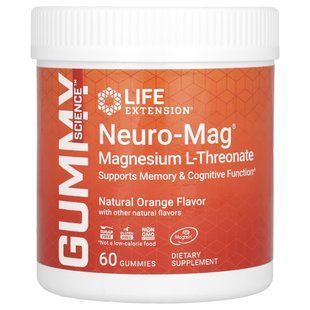 Магний Л Треонат Life Extension (Neuro-Mag) 60 жевательных конфет купить в Киеве и Украине