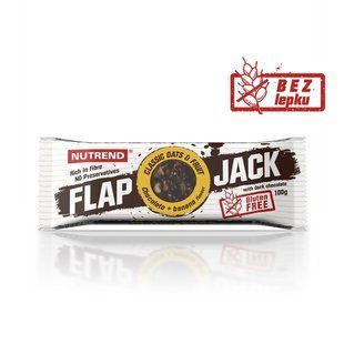 Bar made from gluten-free oatmeal with chocolate and banana in chocolate glaze