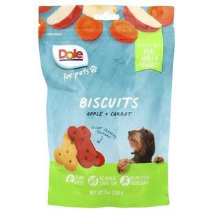 Dole for Pets, Biscuits, Apple + Carrot, 7 oz (200 g)