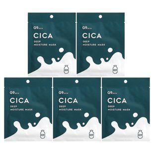 G9skin, Cica, Deep Moisture Beauty Mask, Milk, 5 Sheets, 0.74 fl oz (22 ml) Each купить в Киеве и Украине