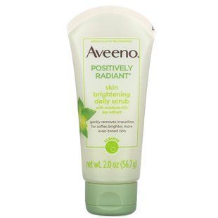Ежедневный скраб для осветления кожи, Positively Radiant, Skin Brightening Daily Scrub, Aveeno, 56.7 г купить в Киеве и Украине