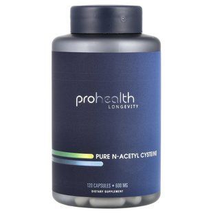 ProHealth Longevity, Pure N-Acetyl Cysteine, 600 mg, 120 Capsules купить в Киеве и Украине