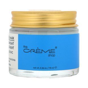 The Creme Shop, Гіалуронова кислота, нічна гелева косметична маска, 2,36 унції (70 мл)