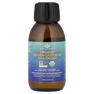 Queen of the Thrones, Organic Golden Castor Oil, Cold-Pressed, 3.38 fl oz (100 ml) купить в Киеве и Украине