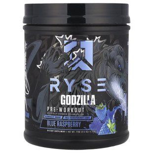 RYSE, Godzilla, передтренувальний прийом, блакитна малина, 772 г (1,7 фунта)
