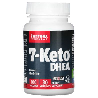 Харчова добавка Jarrow Formulas (7-Keto DHEA) 100 мг 30 капсул