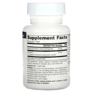 Source Naturals, Zembrin, 25 мг, 60 таблеток
