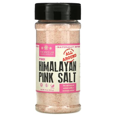 The Spice Lab, Гімалайська рожева сіль, тонка, 9 унцій (255 г)