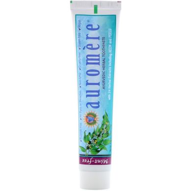 Зубна паста без м'яти аюрведична Auromere (Toothpaste) 75 мл