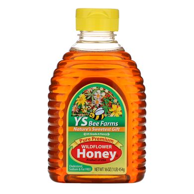 Мед из диких цветов Y.S. Eco Bee Farms 454 г купить в Киеве и Украине