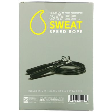 Sports Research, Скакалка Sweet Sweat Speed, чорний, 1 скакалка