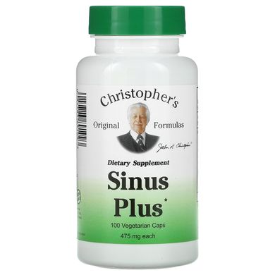 Формула при синуситі Christopher's Original Formulas (Sinus Plus Formula) 475 мг 100 капсул