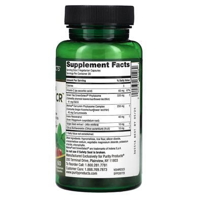 Purity Products, Chris Kilham's Green Tea CR, Phytosome, 60 Vegetarian Capsules купить в Киеве и Украине