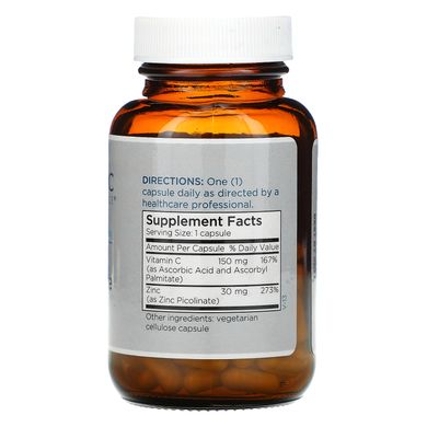 Піколинат цинку Metabolic Maintenance (Zinc Picolinate) 30 мг 100 капсул