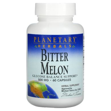 Гірка диня Planetary Herbals (Bitter Melon) 500 мг 60 капсул