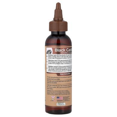 Okay Pure Naturals, черное касторовое масло, натуральное масло для роста волос с биотином, 118 мл (4 жидк. унции) купить в Киеве и Украине