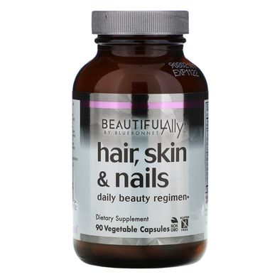Витамины для волос кожи и ногтей Bluebonnet Nutrition (Hair Skin & Nails Beautiful Ally) 90 капсул купить в Киеве и Украине