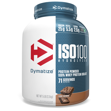 ISO100 гидролизированный, 100%-ный сывороточный изолят белка, мягкое брауни, Dymatize Nutrition, 2,27 кг купить в Киеве и Украине