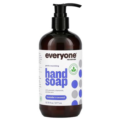 Мило для рук лаванда і кокос Everyone (Hand Soap) 377 мл