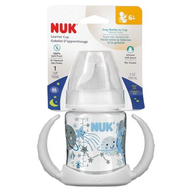 NUK, Learner Cup, от 6 месяцев, звезда и луна, 1 чашка, 5 унций (150 мл) купить в Киеве и Украине