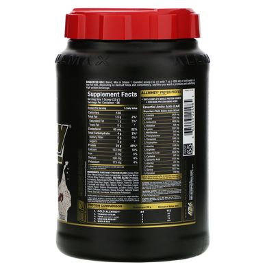 Сироватковий протеїн ALLMAX Nutrition (AllWhey Gold) 907 г зі смаком печиво і крем