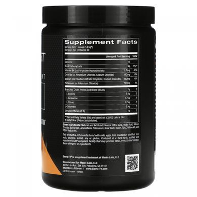 BCAA та електроліти манго Sierra Fit (BCAA & Electrolytes 7G BCAAs) 435 г