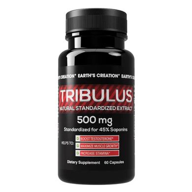 Трибулус Earth`s Creation (Tribulus) 500 мг 60 капсул