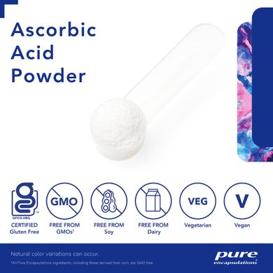 Аскорбиновая кислота Pure Encapsulations (Ascorbic Acid Powder) 227 г купить в Киеве и Украине