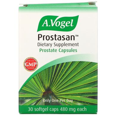Prostasan від простатиту, A Vogel, 480 мг, 30 капсул