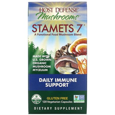 Підтримка імунітету Fungi Perfecti (Daily Immune Support Host Defense) 120 капсул