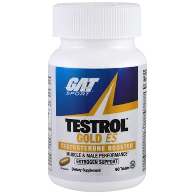 Testrol Gold ES, засіб підвищення рівня тестостерону, GAT, 60 таблеток