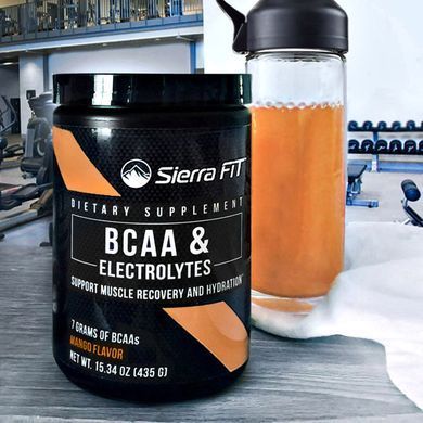 BCAA та електроліти манго Sierra Fit (BCAA & Electrolytes 7G BCAAs) 435 г