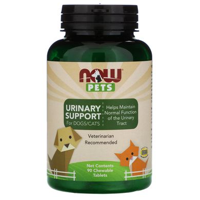 Вітаміни для тварин Now Foods (Urinary Support For Dogs / Cats) 90 таблеток