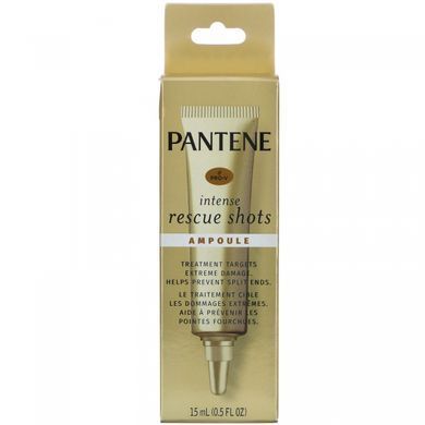 Интенсивное лечение ампулами Rescue Shots, Pro-V, Intense Rescue Shots Ampoule Treatment, Pantene, 15 мл купить в Киеве и Украине
