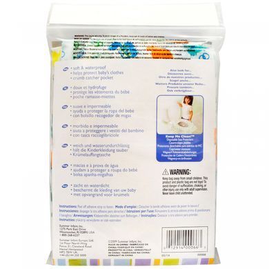 Keep Me Clean, одноразовые слюнявчики, Summer Infant, 20 слюнявчиков купить в Киеве и Украине