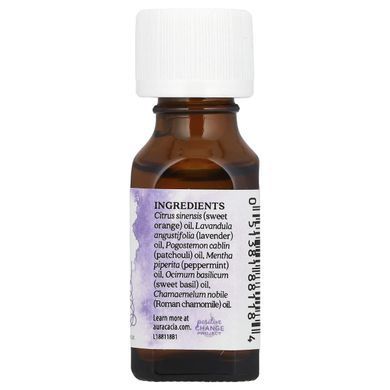 Aura Cacia, Освіжаючий та розслаблюючий засіб Chill Pill, 0,5 рідких унцій (15 мл)