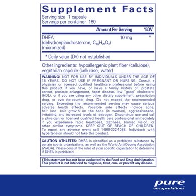 ДГЕА Pure Encapsulations (DHEA) 10 мг 180 капсул