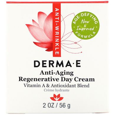 Антивіковий денний крем Derma E (Age Defying day Cream) 56 г
