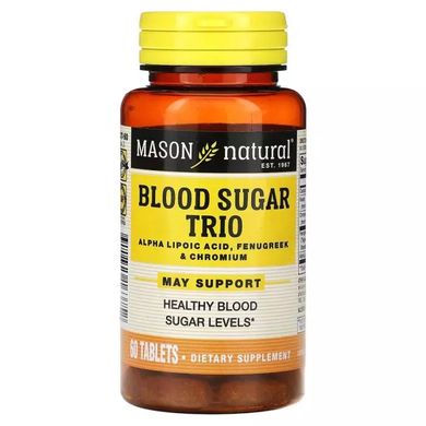 Баланс цукру в крові Mason Natural (Blood Sugar Trio) 60 таблеток