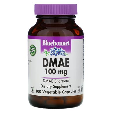 ДМАЕ (діметіламіноетанол), Bluebonnet Nutrition, 100 овочевих капсул