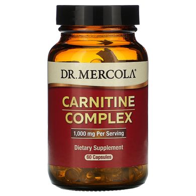Карнітиновий комплекс, Carnitine Complex, Dr. Mercola, 60 капсул