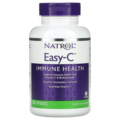 Вітамін C для імунітету Natrol (Easy-C) 500 мг 120 капсул