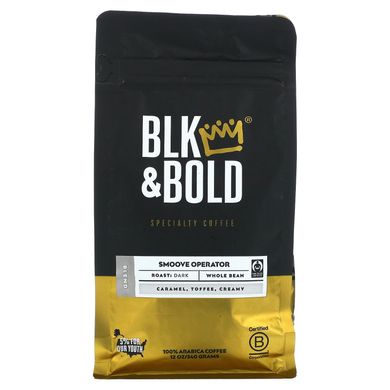 BLK & Bold, Specialty Coffee, цільнозерновий, середній, гладкий, 12 унцій (340 г)