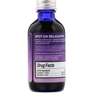 Magical Muscle Oil, Relieving Massage Oil, Little Moon Essentials, 59 ml.
