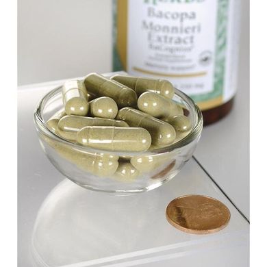 Екстракт Бакопи Моньє Swanson (Bacopa Monnieri Extract BaCognize) 250 мг 90 капсул