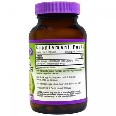 Garcinia Cambogia Fruit Extract Bluebonnet Nutrition 1500 mg 90 capsules