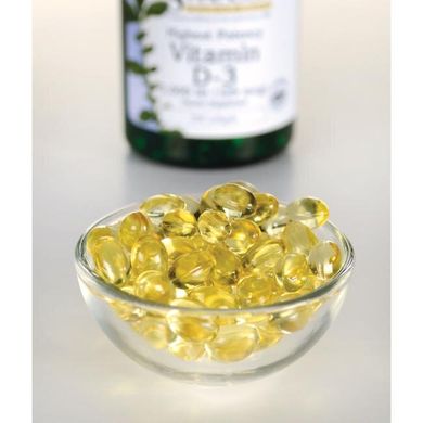 Вітамін Д3 Swanson (Vitamin D-3 - Highest Potency) 5000 МО 250 капсул