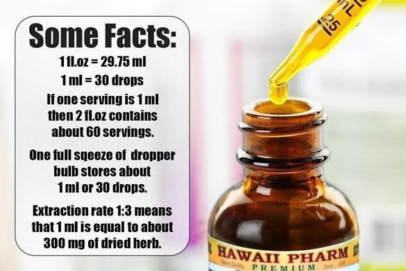 Горечавка без спирта Hawaii Pharm (Gentian Alcohol-FREE) 60 мл купить в Киеве и Украине